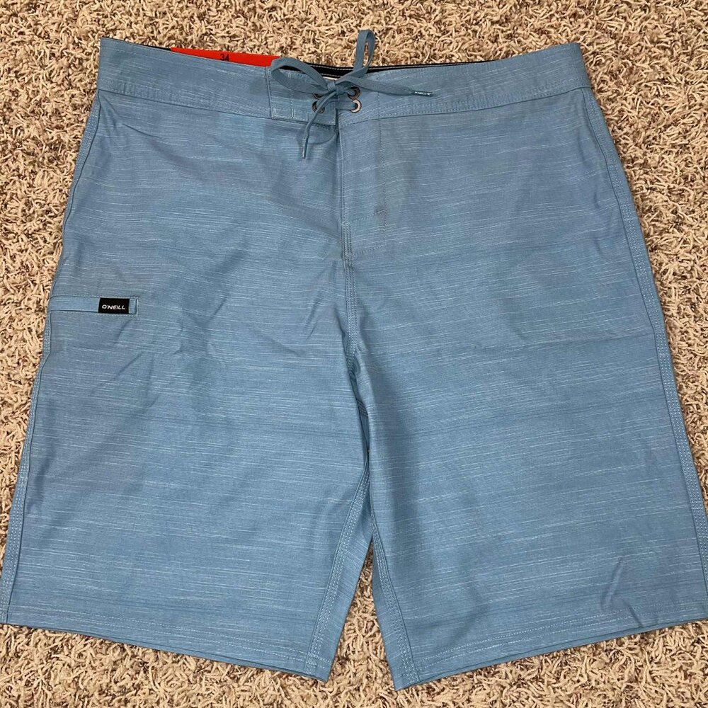 O’Neill Men’s Quick Dry Lightweight Boardshort Shorts Blue, Size 34 (New)